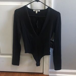 Express Black Bodysuit Size XS